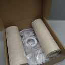 Small Lamp Shades Set of 2, Beige Drum Lampshades 8.7''Top X 8.7'' Bottom X 7.9'' High, Replacement Lamp Shades Natural Linen for Table Lamps Floor Lamps Chandelier Lamps, Easy Assembly Required