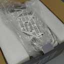 West Bend Timeless 4-Slice Toaster with 7 Browning Levels, Bagel/Waffle/Defrost Settings, High-Lift Lever, Anti-Jam, Easy-Clean Crumb Tray, 4-Slice, White/Gold