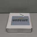 Sliding Patio Door Handle Set with Mortise Lock, Suitable for Sliding Glass Patio Door Thickness from 1.5in to 2in, 4-15/16" Screw Holes, Need to Drill, Reversible Design, Keyed, White