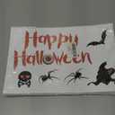 XZENTIRA 64 PCS Halloween Window Clings 9 Sheets Black Scary Bat Ghosts Pumpkin Double-Sided Window Stickers for Happy Halloween Party Decoration Glass Décor Indoor and Outdoor Pack of 4