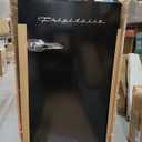 FRIGIDAIRE EFR376-BLACK 3.1 Cu Ft Black Retro Bar Fridge with Side Bottle Opener