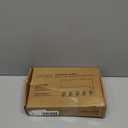 Key Holder for Wall, Decorative Key and Mail Holder with Shelf Has Large Key Hooks for Bags, Coats, Umbrella  Paulownia Wood Key Hanger with Mounting Hardware (9.8W x 6.7H x 4.2D) (White)