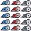 15PCS White Correction Tape with Dispenser, 39.37ft Each, Fast, Clean, Opaque and Easy to Use Tear-Resistant Correction Tape Bulk Office or School Supplies, Blue, Red, Gray