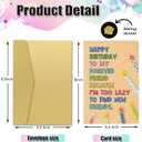 Funny Birthday Card for Best Friend, Humorous Friendship Card for Women Men, Bestie Gift for Her Him Sister, Too Lazy To Find New Friends, 8 x 5.3 inches / 20.5 x 13.5 cm