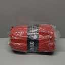 LOCHAS Luxury Bathroom Rug Shaggy Bath Mat 24 x 60 Inch, Washable Non Slip Bath Rugs for Bathroom Shower, Soft Plush Chenille Absorbent Carpets Mats, Red