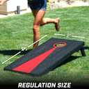 GoSports 4 x 2 ft Regulation Size Wood Cornhole Boards - 10 Vintage Wood Designs (Choose Your Style)
