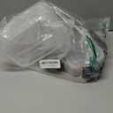 YORY 3 cup Plastic Food Storage Containers with Lids Nestable Freezer Dishwasher Safe Rectangle Container Set, 5-Pack