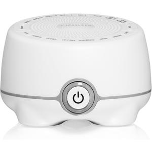 Yogasleep Whish White Noise Sound Machine, 16 Natural & Soothing Sounds, Volume Control for Baby & Adults, Get Office Privacy, Concentration, Sleep Aid, Compact for Easy Travel, Essentials for Nursery
