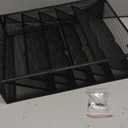 Hanging Wall File Organizer 6 Tier Wall Mounted Mail Paper Folder Holder Document Organization Stand, Vertical Desk Magazine Rack for Office Home Cubicle Countertop, Black