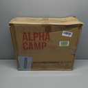 LET'S CAMP 2 Pack Folding Stadium Seats, Portable Bleacher Chairs with Comfortable Cushions, Cup Holder and Mesh Bag, Perfect for Sports Games and Outdoor Activities