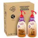 Nestle Coffee mate Coffee Creamer, Sweetened Original, Concentrated Liquid Pump Bottle, Non Dairy, No Refrigeration, 50.7 oz (Pack of 2), BBD: MAY 2026