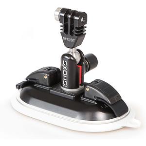 Power Force Cup Prox | Suction Cup Mount | Suitable for GoPro and Compatible ActionCam | Perfect for Windshield Smooth Surfaces - White Membrane