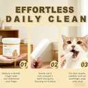 2 x CGO Pet Teeth Cleaning Finger Wipes (50 Count) - Soft Dental Finger Covers for Dogs & Cats - Effectively Removes Plaque & Tartar, Freshens Breath - Alcohol-Free, Non-Irritating Oral Care Routine