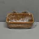 11 inches Wall Hanging Baskets Woven Basket Boho Style Fruit Basket Storage Baskets for Organizing Home Kitchen Garden Plants Hanging Decoration