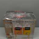 Drink Dispensers for Parties,2 Pack 1 Gallon Beverage Dispenser with Stand,Drink Dispenser With Glass Lid and Stainless Steel Spigot Leak-Proof, Ideal for Lemonade,Juice, Tea, and Party Drinks