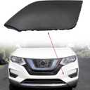 FZJDSD Front Bumper Tow Hook Cover 622A0-6FL0H Compatible with Nissan Rogue CVT AWD FWD Rogue Hybrid 2017 2018 2019 2020 Replace 622A0-6FV0A