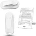 Remote Control Page Turner for Kindle Paperwhite Oasis Kobo eReaders, Camera Camcorder Remote Controls, Page Turner Clicker for ipad Tablets Reading Novels with Wrist Strap Storage Bag