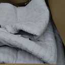 Store Bedspread Set Made of Cotton Satin, Bed Throw Double Bed 260 x 260 cm, Quilted Blanket with Pillow 60 x 80 cm, Sofa Throw Bed Blanket Quilted, All Year Round (Grey)