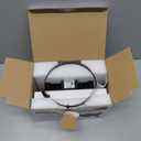 Wood Stove Fan Heat Powered, Strong Magnetic Fireplace Fan,Ultra Quiet & High Speed & Non Electric Auto Thermal Fireplace Fans Heat Powered with Thermometer, Wire Rope, Dual Blade