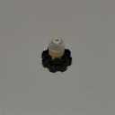 MENSI Soft Nose POL Propane Gas Cylinder Tank Adapter Plug Valve Full Flow for 50lbs Tank with 3/8"Male Flare and 1/2" Male NPT Converter Fitting for Two Stage Propane Tank Gold