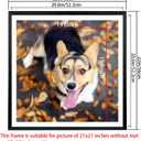 Mxtallup 21x21 Picture Frames Solid wood,Display Pictures 19x19 Inch With Mat or 21x21 Inch Without Mat, Poster Frames 19x19 in Photo Frames Wood Black (T22B2121W1919)