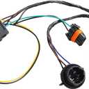 WMPHE Compatible with Headlight Wiring Harness Chevy Silverado 1500 2500HD 3500 3500HD 2007 2008 2009 2010 2011 2012 2013 2014, Lamp Wire Harness, Front Lamp Socket Wire OEM 15841609 25962806