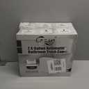 Cesun Automatic Motion Sensor Bathroom Trash Can with Lid, 2.6 Gallon Touchless Trash Bin, Smart Plastic Slim Garbage Can Small White Wastebasket for Toilet, Office, rv, Bedroom, Living Room