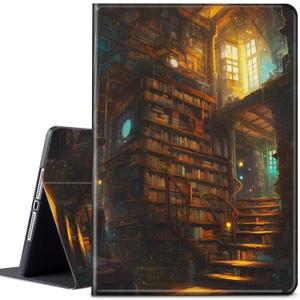 for iPad Pro 11 inch Case 2024 M4 Lightweight Protective PU Leather Smart Stand Cover with Auto Wake Sleep Case for iPad Pro 11 inch 5th Generation 2024 - Books