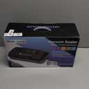 95kpa Vacuum Sealer Machine, Updated 2025 Commercial Fully Automatic Food Sealer, 10-in-1Functions & Powerful Sealing System with Double Heat Seal, Easy-Lock Handle, Built-inCutter and Bag Storage (Black)