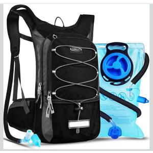 Insulated Hydration Pack Backpack with 3L BPA Free Leak-Proof Water Bladder, Keep Liquids Cool for Up to 5 Hours, Daypack for Hiking, Running, Cycling, Hunting, Climbing