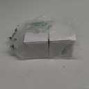 2 Pcs Desk Trash Can with Swing Lids, 12 Rolls of Trash Bags, 2L Brushed Stainless Steel Countertop Garbage Bin Small Wastebasket with Lid for Office Desk, Coffee Table(Silver)