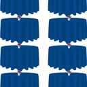 8 Packs Round Tablecloth 90 Inch Royal Blue Tablecloth for Circle Tables, Washable Polyester Fabric Table Cloth, Wrinkle Resistant Table Cloth Round Cover for Wedding Party Banquet Dining