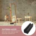 DOITOOL Solid Wood Mirror Support Stand 9.84X2.95X2.67 Inch Anti-Slip Base for Full Length Mirrors Household Mirror Holder Multi-Use Artwork Display