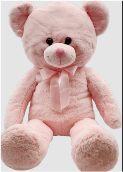 HH Jumbo Bear Plush Pink 36 inch