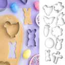 Cookie Cutter Kingdom, Cookie Cutter Set, Cookie Mold for Cakes Biscuits and Sandwiches (Easter 10 pack)