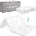 Lilian&Gema Pack and Play Mattress 38"x26"x1.5", Pack N Play Mattresses Pad for Play Pen and Playard, Premium Foam Playpen Mattress Topper with Washable Cover & Traveling Bag for Baby Toddler