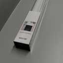 SCHRLING Cordless Roller Blind,100% Blackout Shades for Window and Door, Office and Home (White, 38" W x 72" H)