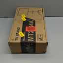 Rfiver Mobile TV Stand for 23-60 Inch LCD LED Flat/Curved Panel Screen TVs up to 88 lbs, Rolling TV Stand with Adjustable Shelf & Tilt, Portable Floor Stand on Wheels for Bedroom, Living Room, Office (Black)