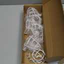 (6 Pack) 1/2" Fire Sprinkler Head Cage Guard Protector Fire Extinguishing System Sprinkler Bracket White