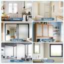 Lovepea Pure Frosted Glass Window Privacy Film 24 Hour Two Way Privacy, Removable, Static Cling, Ideal for Privacy scenarios Such as Home Office Doors and Windows (29.5 x 157.5 Inch)