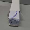 KingSeal Disposable Cook's Cap, Overseas Soda Jerk Cap (White With Blue Stripe)