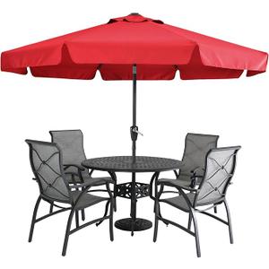 Master Canopy patio umbrella red 11ft UB09