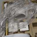 Candle Warmer Lamp, with 2 Bulbs, Timer & Dimmer, Compatible with Large Yankee Candle Jars,3 Wick Candles, Height Adjustable Electric Top Melter, 110-120v, (White Marble)