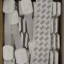 Child Proof Cabinet Locks - Cabinet Locks Baby Proofing with 3M Adhesives for Refrigerator, Oven, Cupboards, Toilet Seat - Adjustable,Easy Installation,No Drilling (24 Pack) (White)