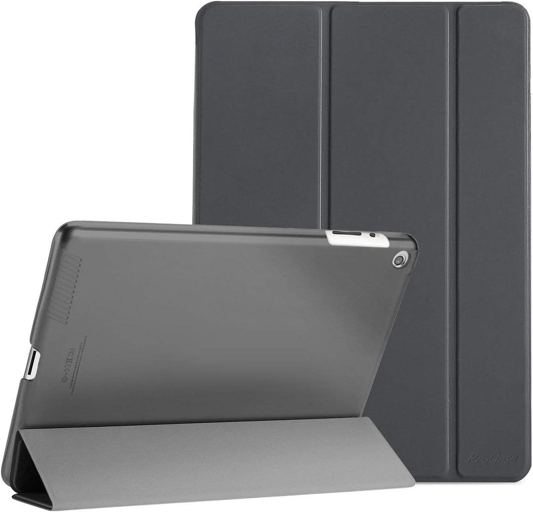 ProCase for iPad 2012/2011 2nd 3rd 4th Generation Case (Old Model), Smart Cover for iPad 2/iPad 3 /iPad 4 Grey