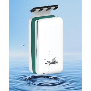 Pawfly Strong Magnetic Fish Tank Cleaner Aquarium Magnetic Glass Cleaner Brush with 2 Detachable Scrapers, Floating Scrubber Brush Cleaning Tool for 1/4-1/2 Inch Thick Glass