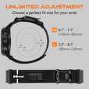 Bandletic Compatible with Garmin Fenix 5X 6X 7X Watch Band - 26mm Easy-Fit Rugged Nylon Strap with Magnetic Fidlock V-Buckle for Fenix 8 51mm/7X 6X Pro/5X Plus/3/3 HR/Tactix/Epix Pro2 51mm/Instinct 2X