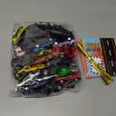 JOYIN 35 Valentines Day Die-Cast Racing Cars Gift Cards for Kids with Valentines School Classroom Exchange Greeting Cards, Vehicle Party Favor Toy Supplies