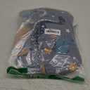 2 in 1 Infant Insert for Carseat, Newborn Car Seat Insert with 3D Mink Dot, Soft Baby Car Seat Head Support for Boys Girls, Breathable Car Seat Cushion for Baby, Stroller Cushion for Swing, Bouncer (Gray Dinosaur)