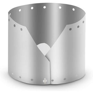 Wind Shield, Ultralight Ultra-Thin Titanium Outdoor Camping Stove Wind Shield Screen Windproof Plate (15)